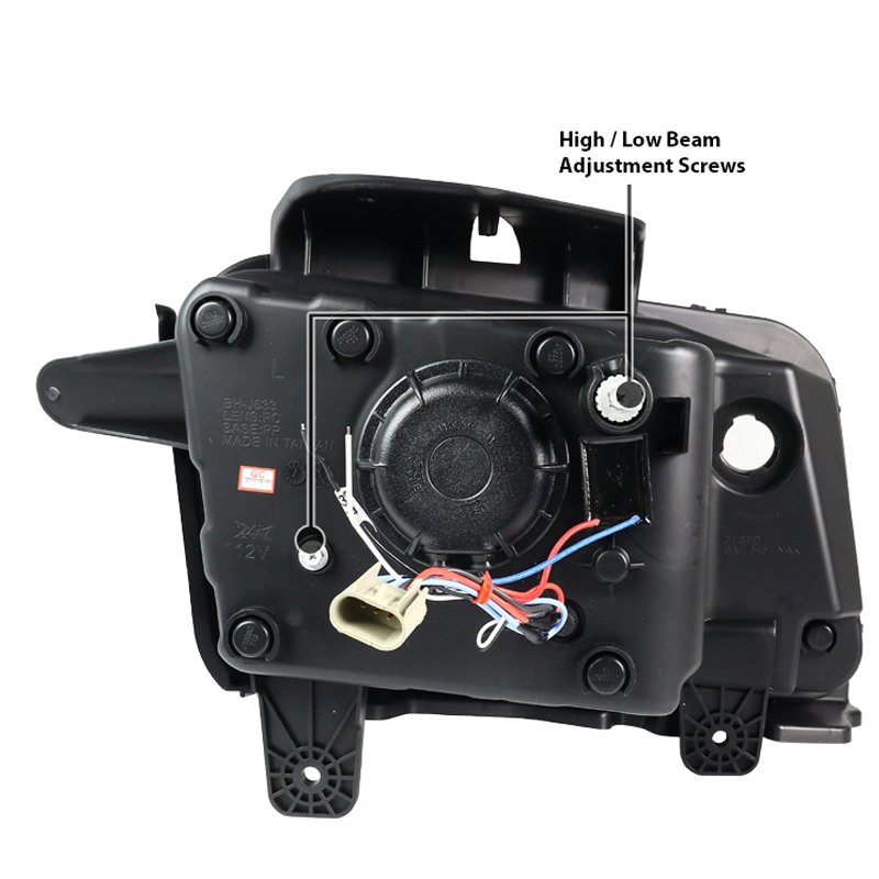 2010 – 13 Camaro Prebuilt RGB Flow Facelift Headlights - Image 4