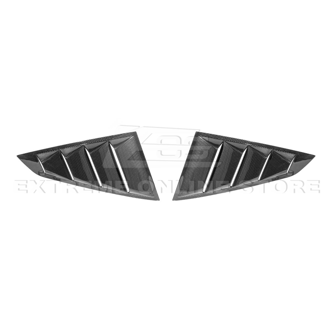2024+ Mustang S650 Carbon Fiber Side Quarter Window Louvers - Image 6