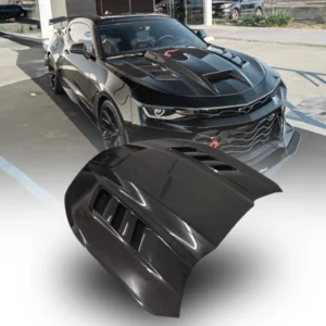 2016 – 24 Camaro Carbon Fiber Terminator Style Hood
