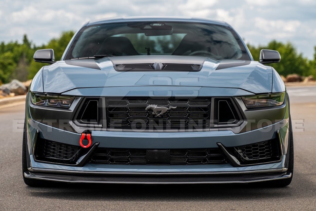 2024+ Mustang S650 Dark Horse Carbon Fiber Front Splitter - Image 4