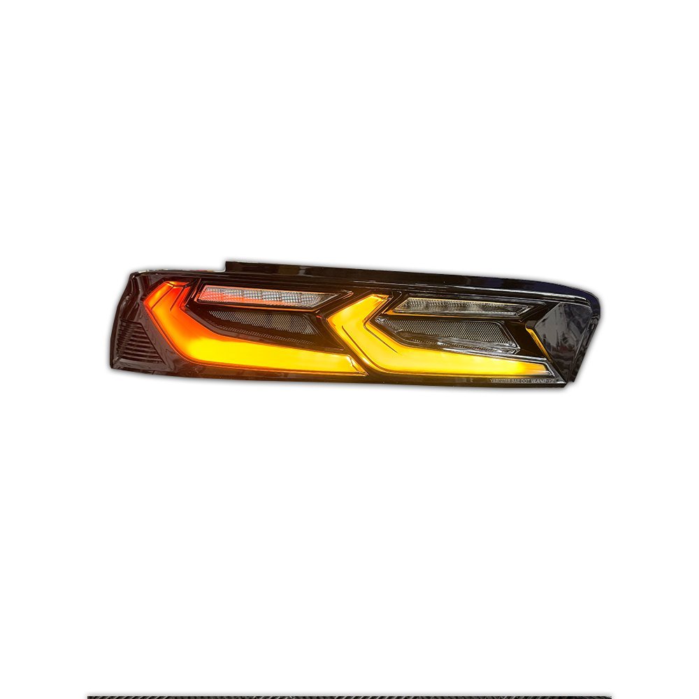 2016 – 18 Camaro Smoked RGB Flow C8 Style Rear Tail Lights - Image 2