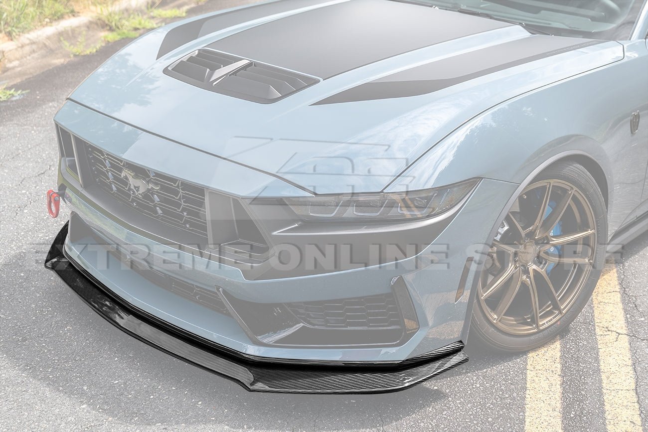2024+ Mustang S650 Dark Horse Carbon Fiber Front Splitter - Image 5