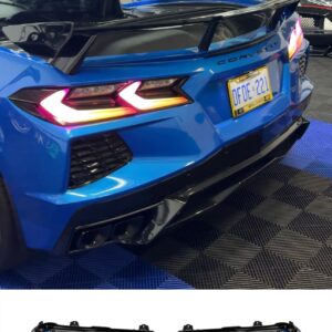 C8 Corvette RGB Flow Smoked Euro LED Tail Lights