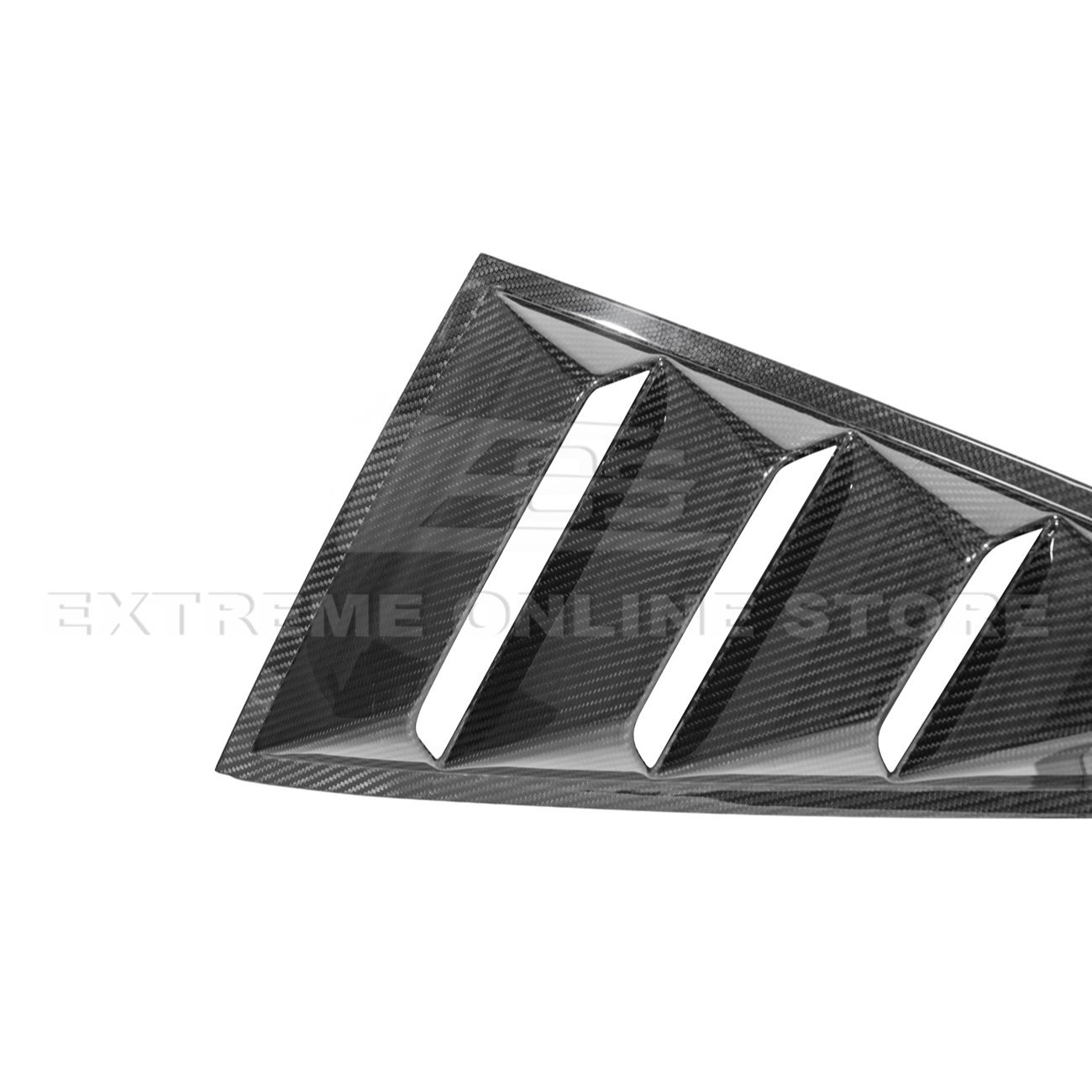 2024+ Mustang S650 Carbon Fiber Side Quarter Window Louvers - Image 3