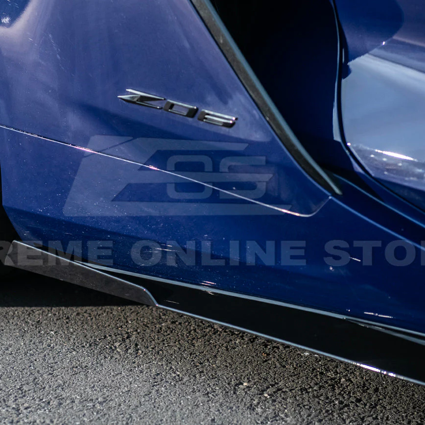 C8 Corvette Z06 / E-Ray / ZR1 Carbon Fiber Performance Side Skirts - Image 10