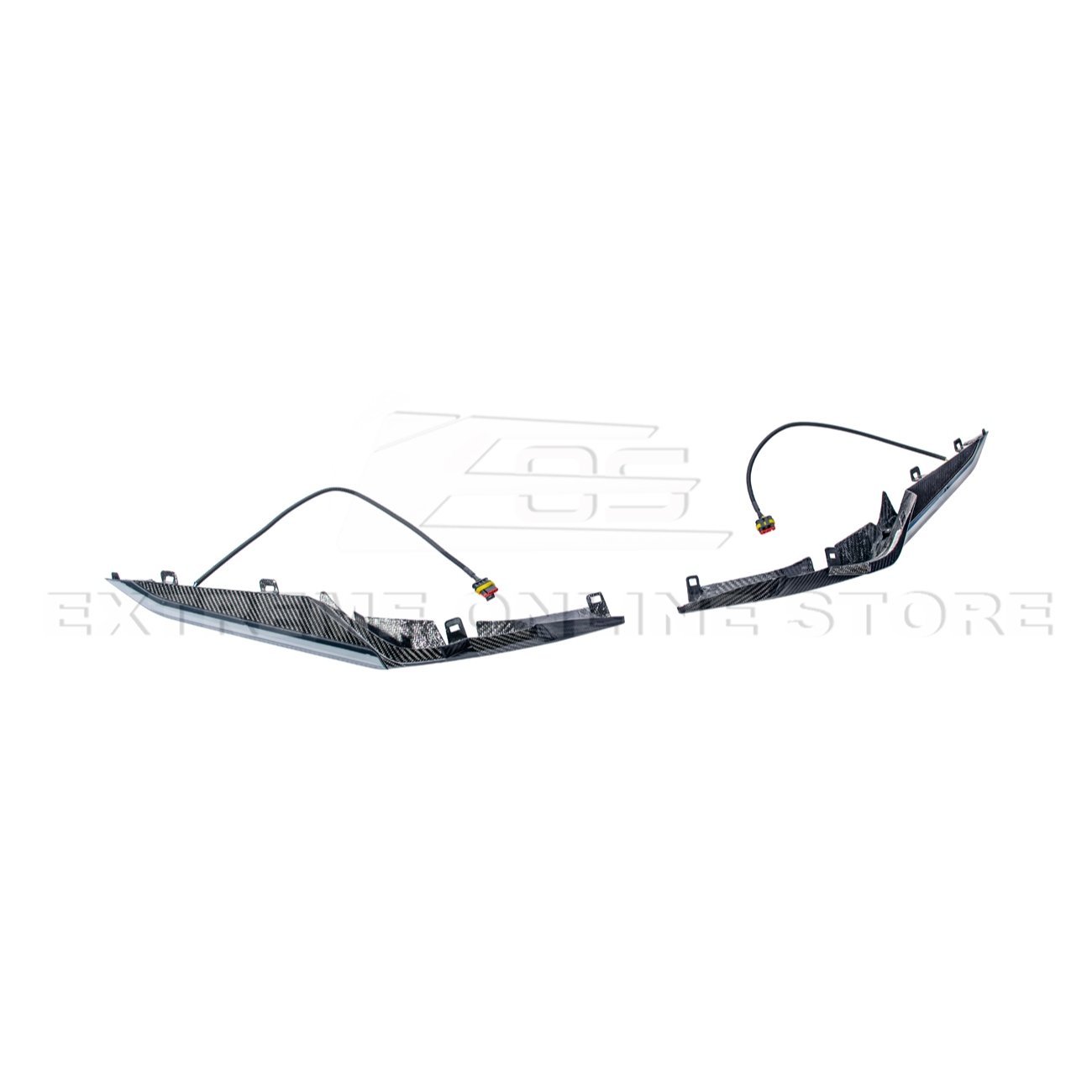 C8 Corvette Z06 RGB Flow LED DRL Light Bar Bezels | Carbon Flash / Carbon Fiber - Image 8