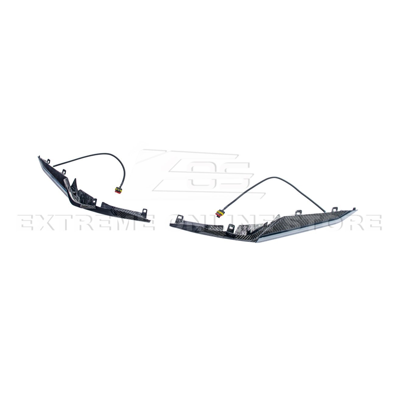 C8 Corvette Z06 RGB Flow LED DRL Light Bar Bezels | Carbon Flash / Carbon Fiber - Image 11