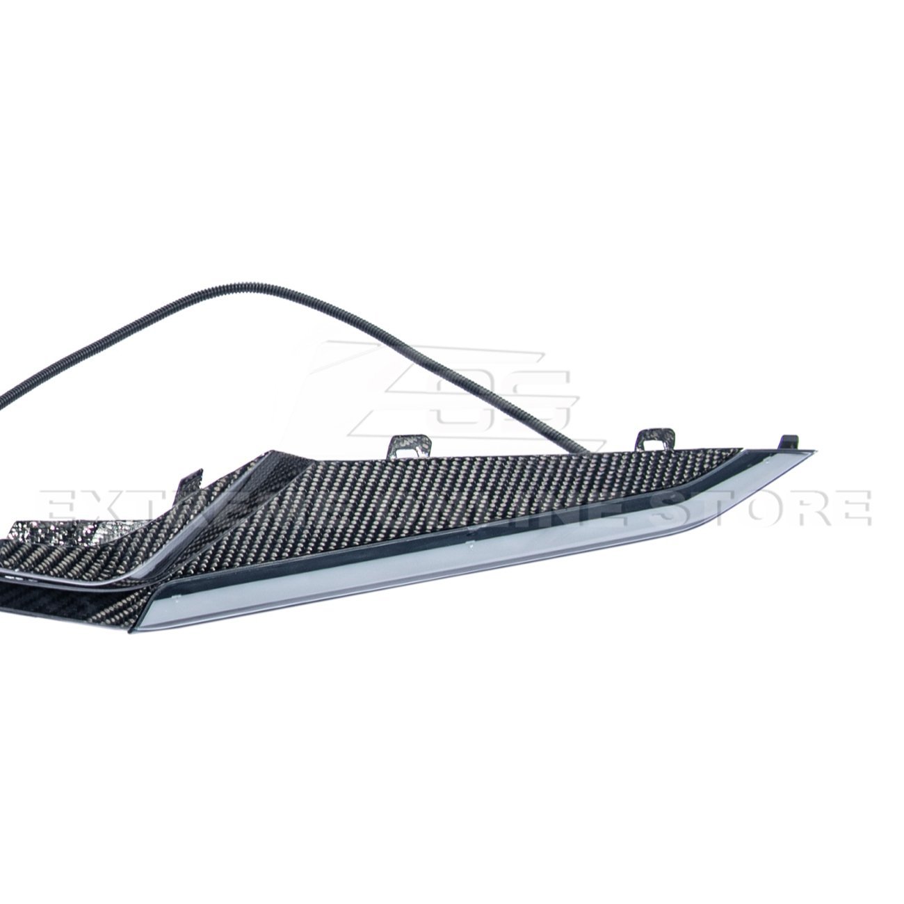 C8 Corvette Z06 RGB Flow LED DRL Light Bar Bezels | Carbon Flash / Carbon Fiber - Image 3