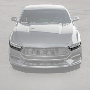 2024+ Mustang EcoBoost Carbon Fiber Headlight Eyebrow Trim Cover