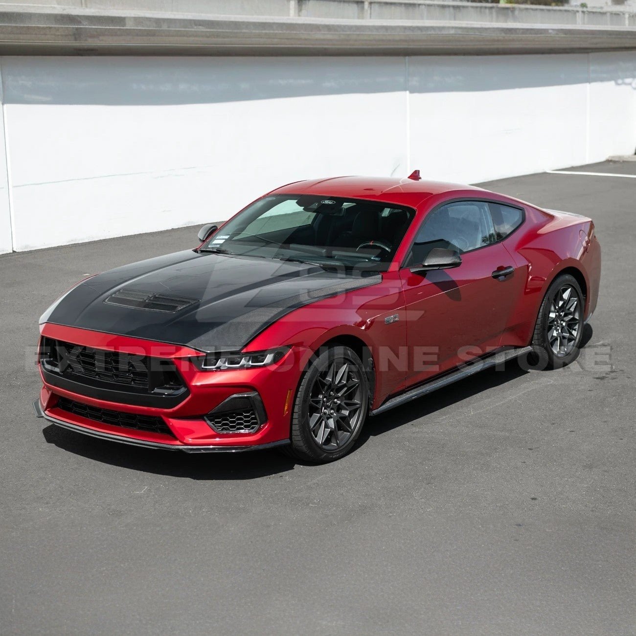 2024+ Mustang S650 Carbon Fiber Add-On Side Skirts Extensions - Image 2