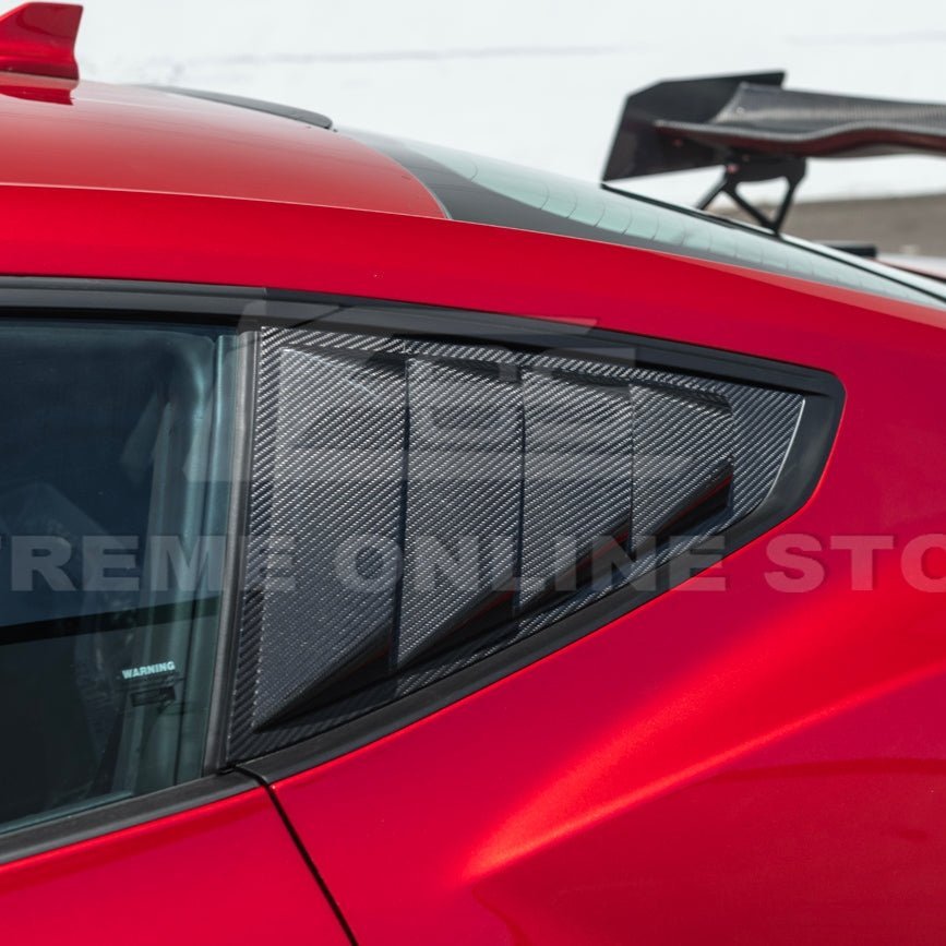 2024+ Mustang S650 Carbon Fiber Side Quarter Window Louvers - Image 8