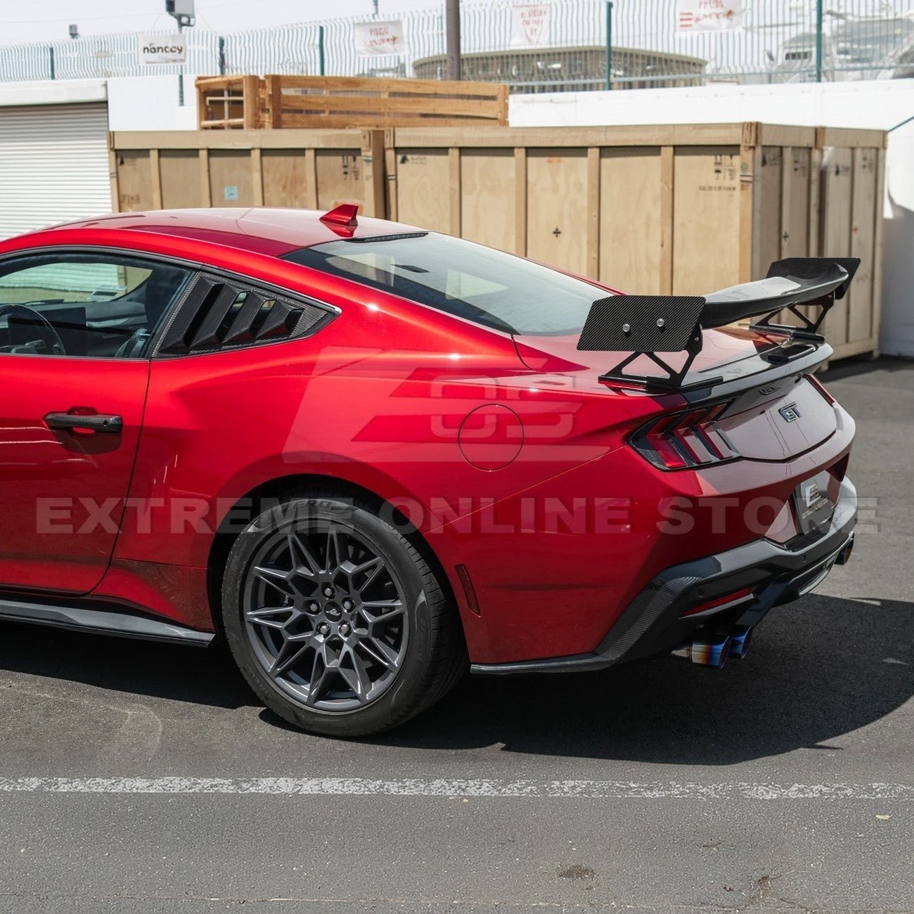 2024+ Mustang S650 Carbon Fiber Side Quarter Window Louvers - Image 9