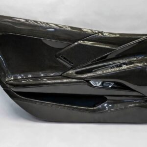 C8 Corvette Carbon Fiber Interior Door Panel Replacements
