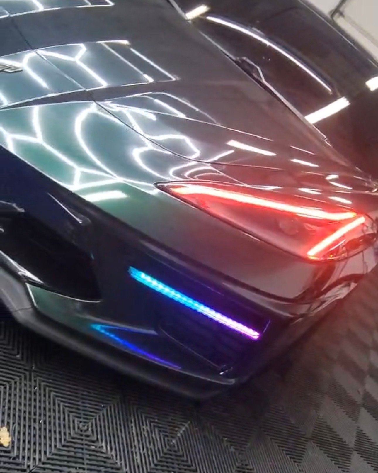 C8 Corvette Stingray RGB Flow LED DRL Grille Bezels - Image 4