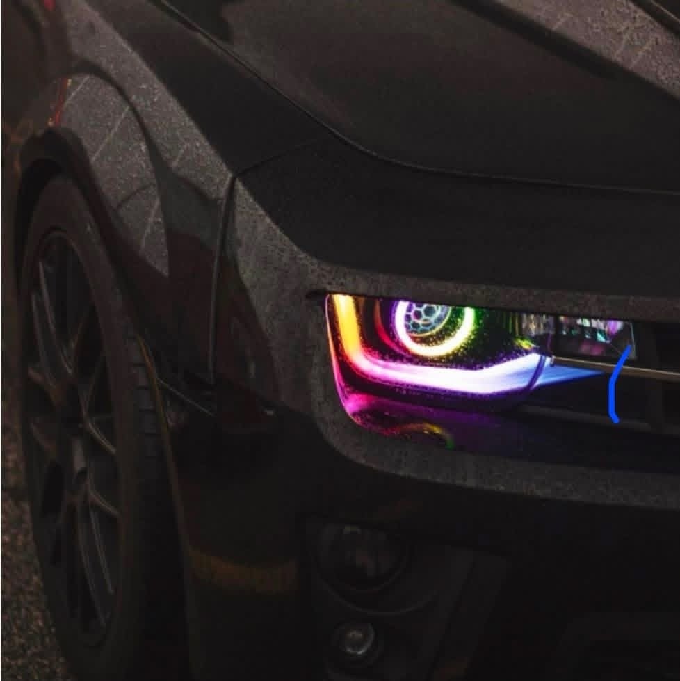 2010 – 13 Camaro Prebuilt RGB Flow Facelift Headlights
