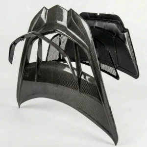 C8 Corvette ZR1 Style Functional Hood | Carbon Fiber