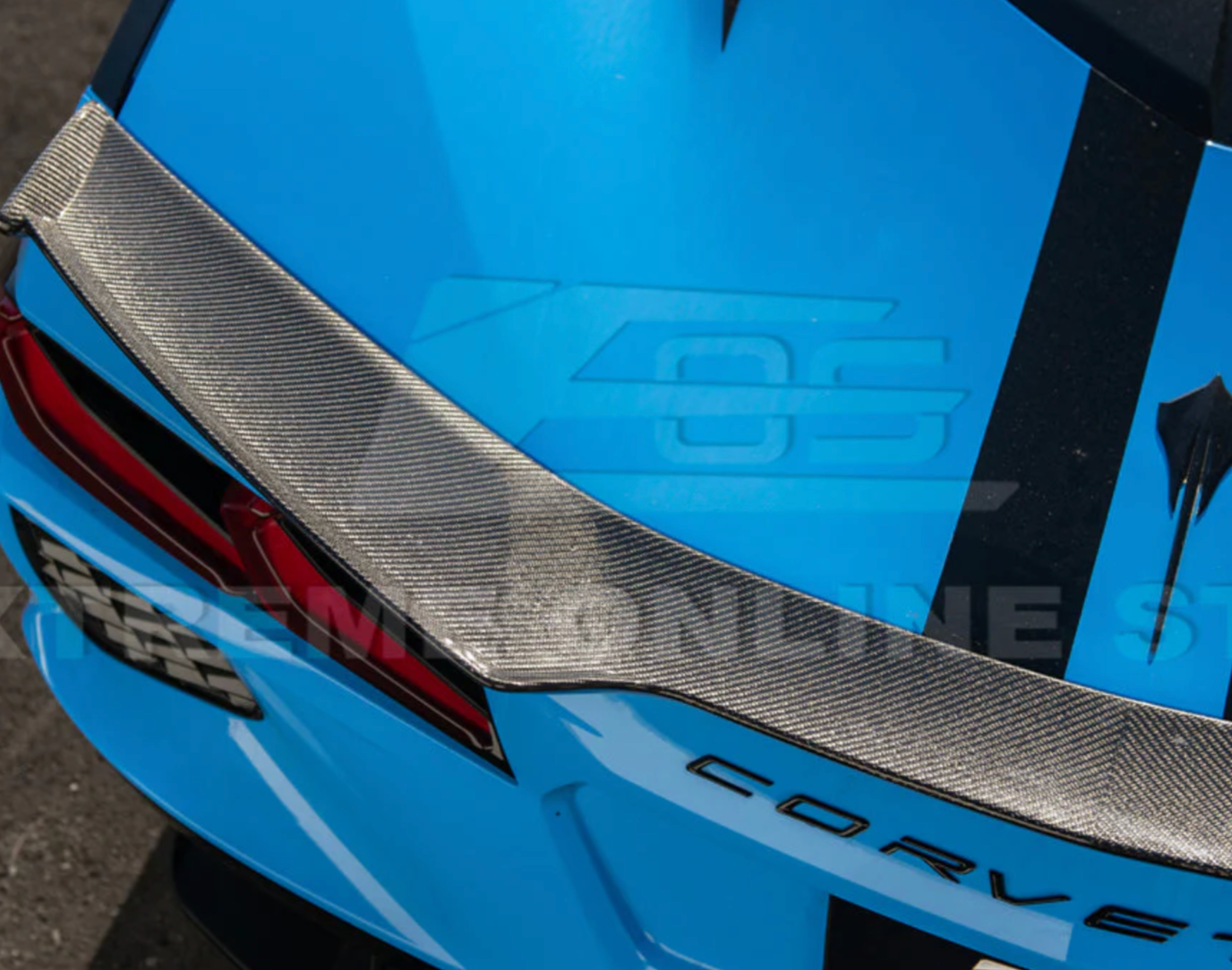 C8 Corvette Z06 Rear Spoiler for Stingray - Image 9