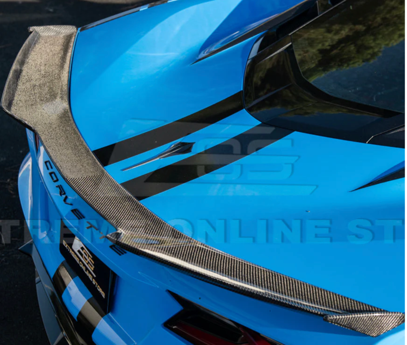 C8 Corvette Z06 Rear Spoiler for Stingray - Image 11