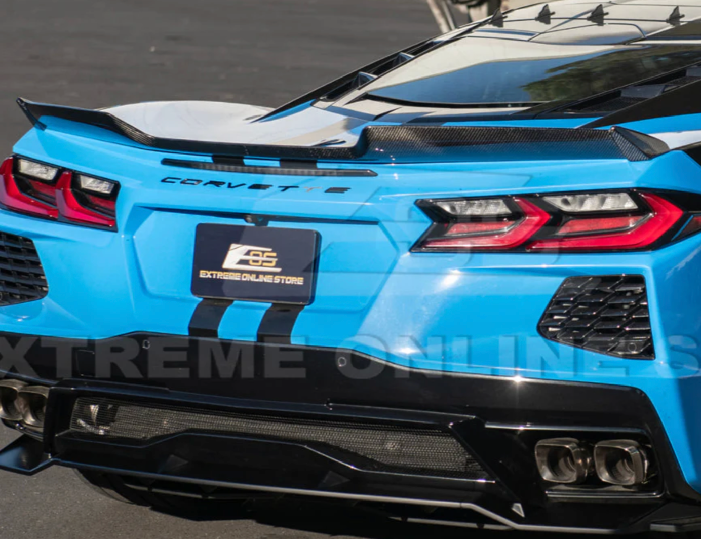 C8 Corvette Z06 Rear Spoiler for Stingray - Image 13