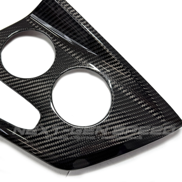 2026+ C8 Corvette Carbon Fiber Center Console Trim Cover Kit - Image 3