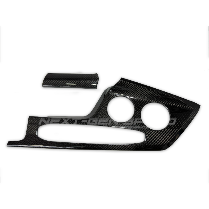 2026+ C8 Corvette Carbon Fiber Center Console Trim Cover Kit - Image 2