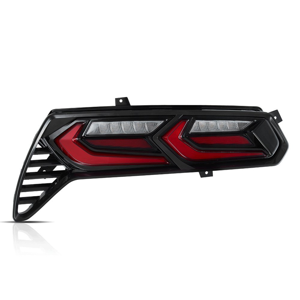 2014-19 C7 Corvette C8 Style RGB Flow Sequential Smoked LED Rear Tail Lights - Image 19