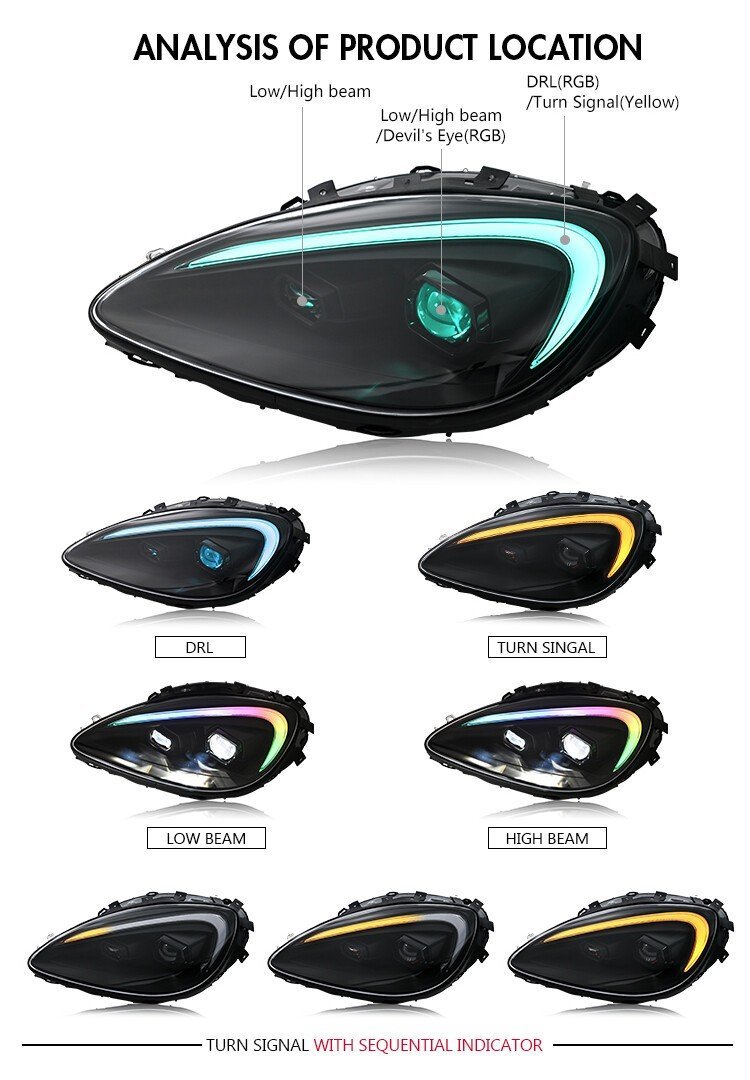 2005 – 13 Corvette C6 RGB LED Headlights - Image 5