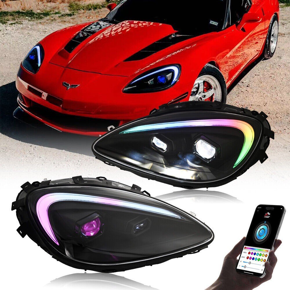 2005 – 13 Corvette C6 RGB LED Headlights - Image 10